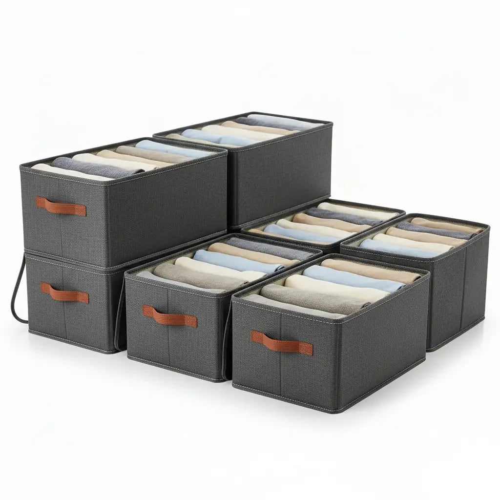 Kit Organizador de Guarda-Roupa Dobrável Multifuncional Oxford