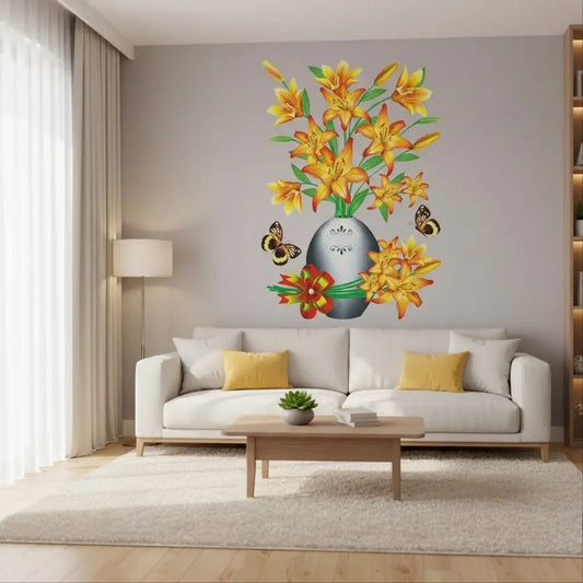 Adesivo de Flores 3D