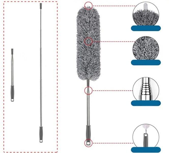 Duster Dobrável e Extensível para Teto