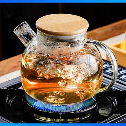 Chaleira de Vidro Resistente ao Calor 1L