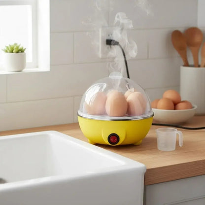 Cozinhador de Ovos Elétrico Portátil a Vapor