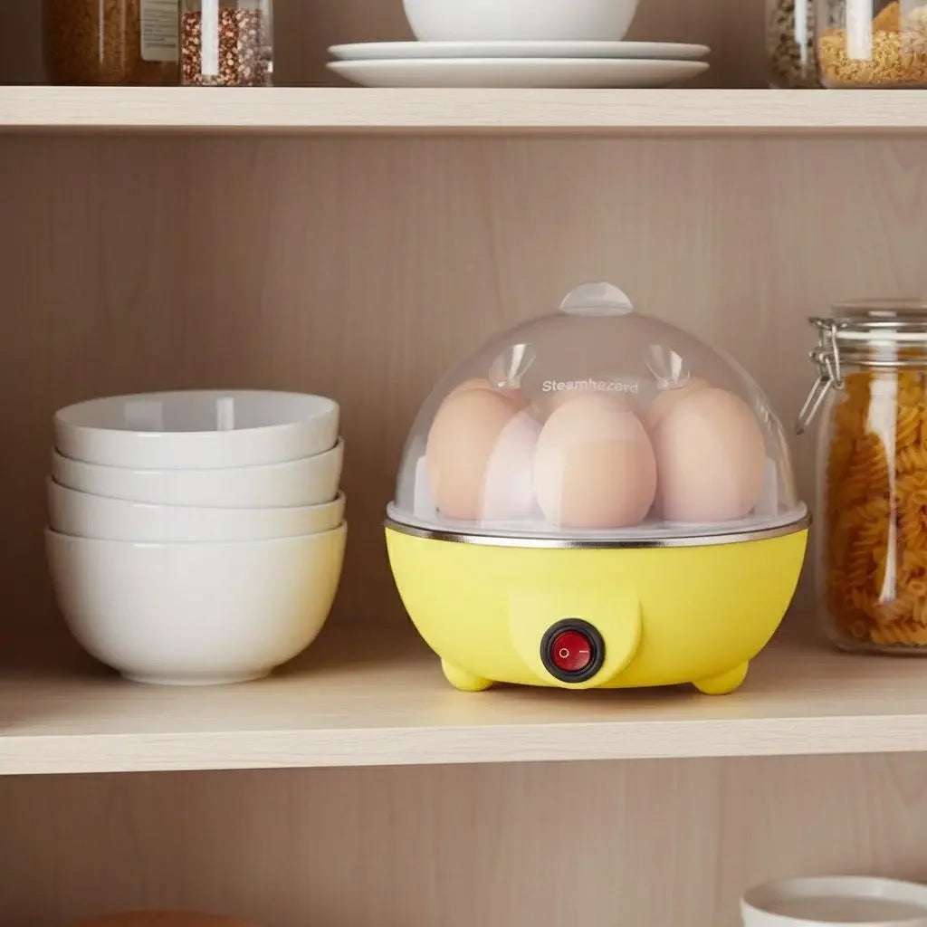 Cozinhador de Ovos Elétrico Portátil a Vapor