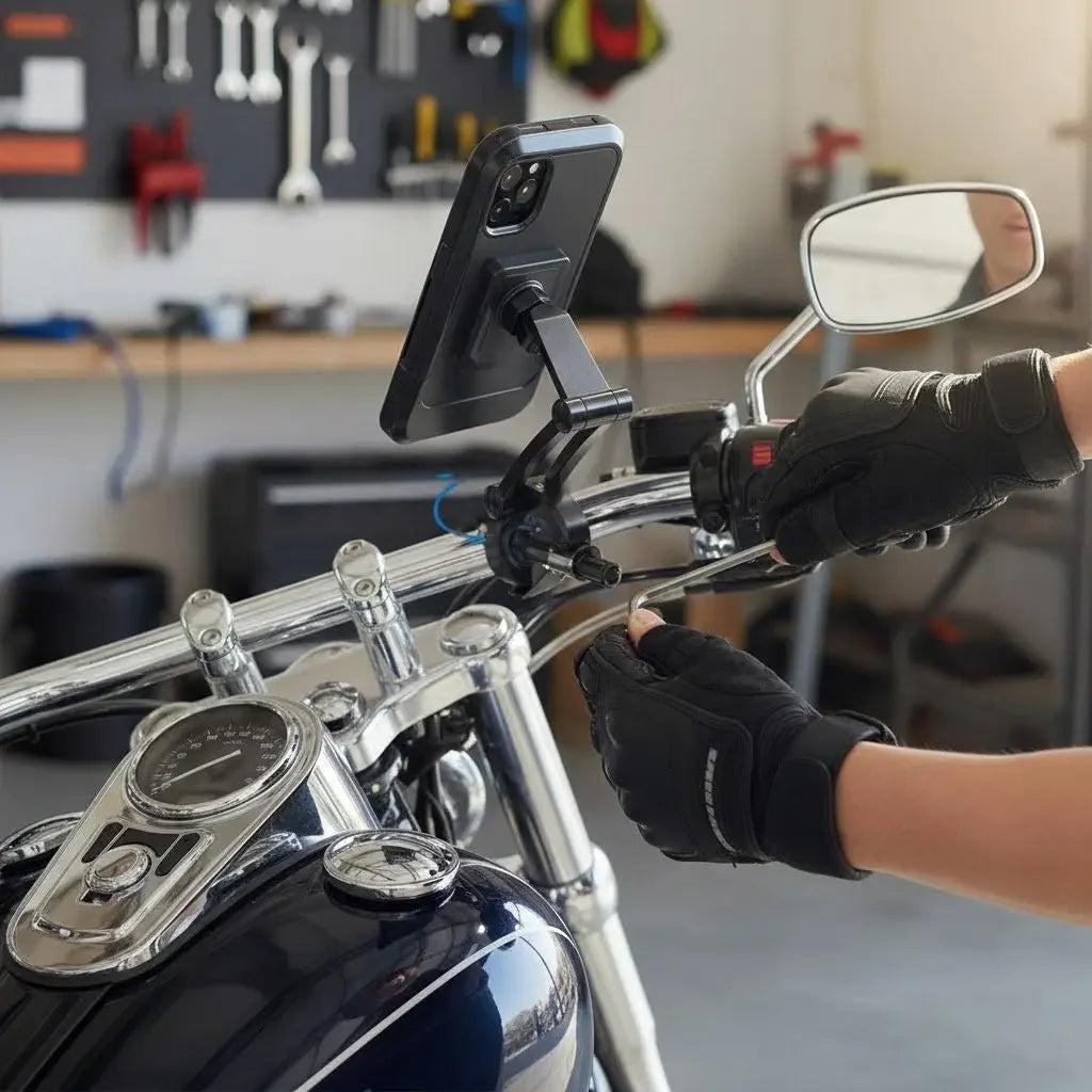 Suporte de Guidão Para Bicicletas e Motos Impermeável