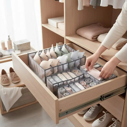 Kit Organizador de Roupa Íntima com Grade de Malha