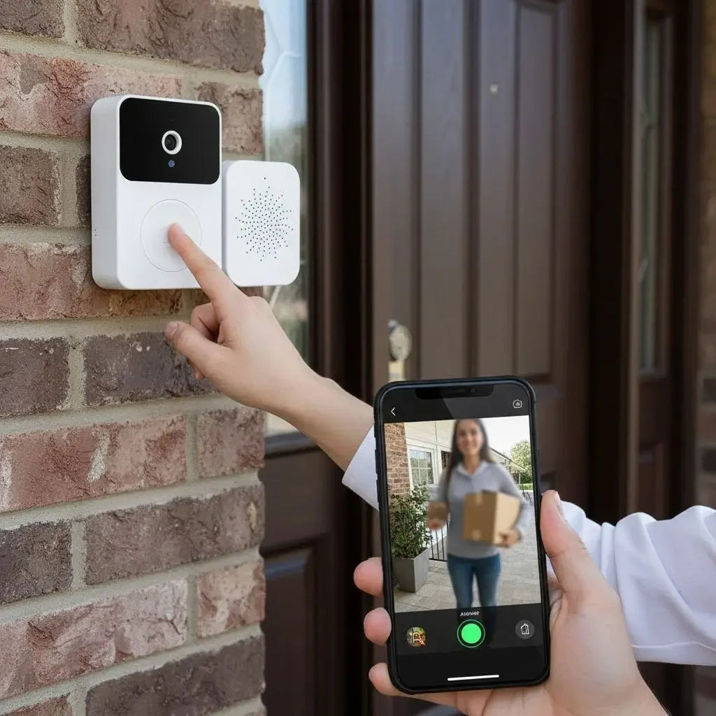 Smart Doorbell with Camera and Wi-Fi