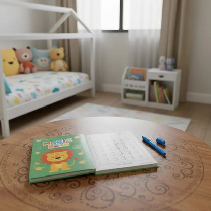 Caderno de Traçado e Desenho Infantil com Tinta Apagável