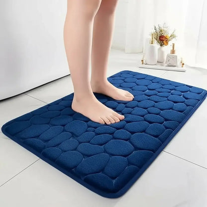 Kit 2 Tapetes para Banheiro Antiderrapante e Ultra Absorvente 3D