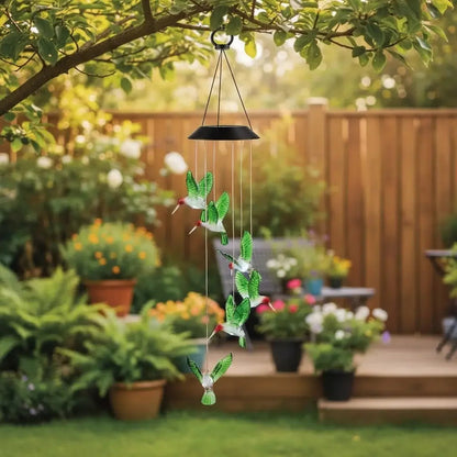 Luminária de Beija-Flor de Luz Solar Eco Bird