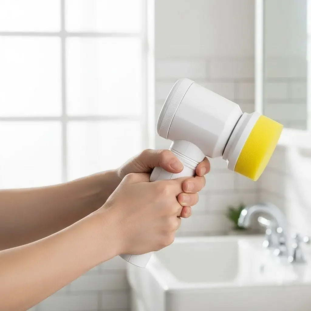 Electric 5-in-1 Cleaning Brush + Free Stand