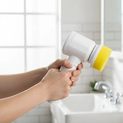 Electric 5-in-1 Cleaning Brush + Free Stand