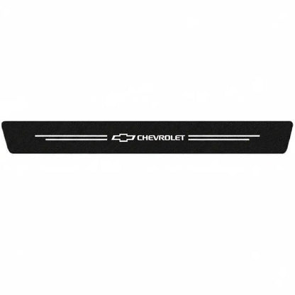 Car Door Sill Carbon Sticker Kit