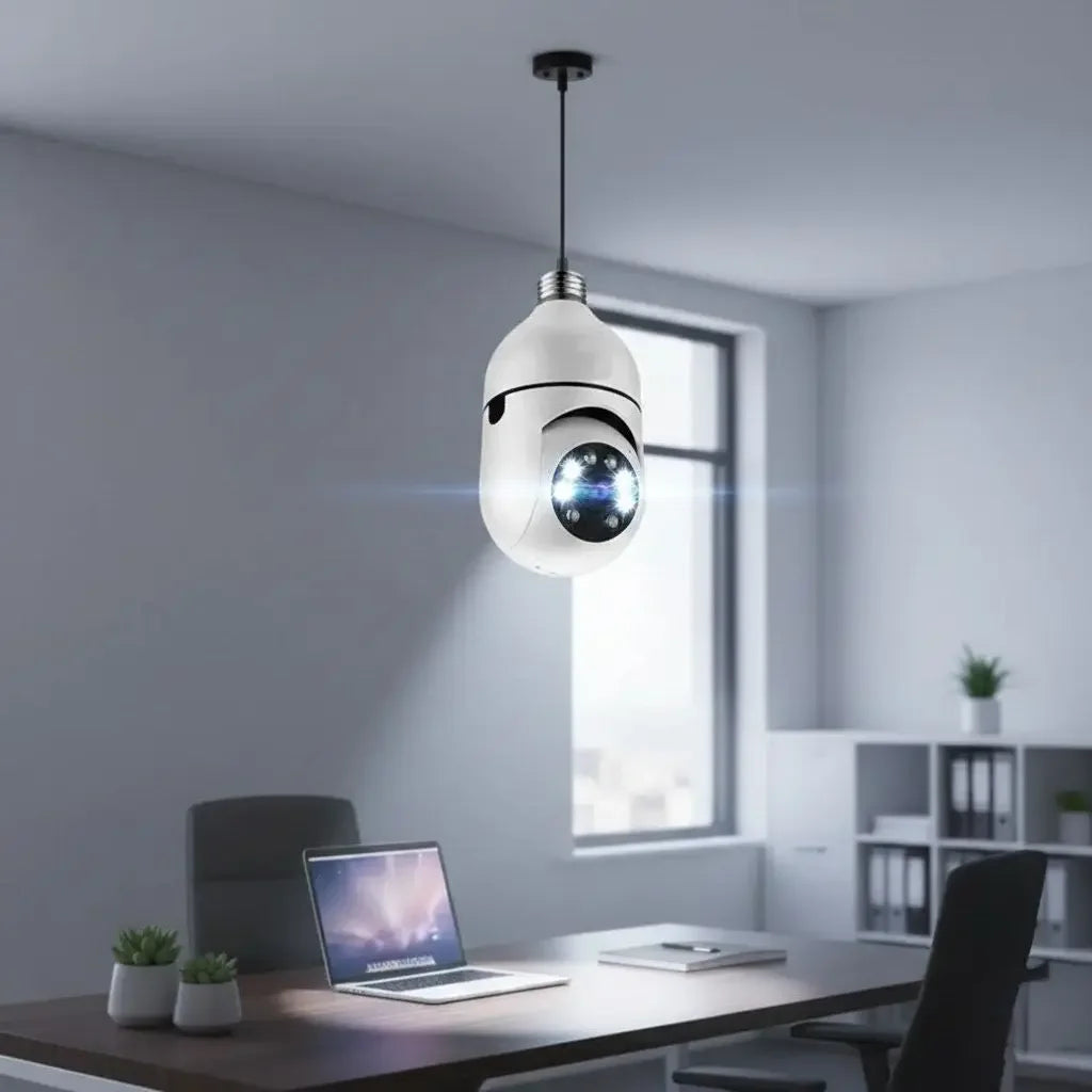 360-Degree Wi-Fi Full HD 1080p Security Camera with Recorder Microphone