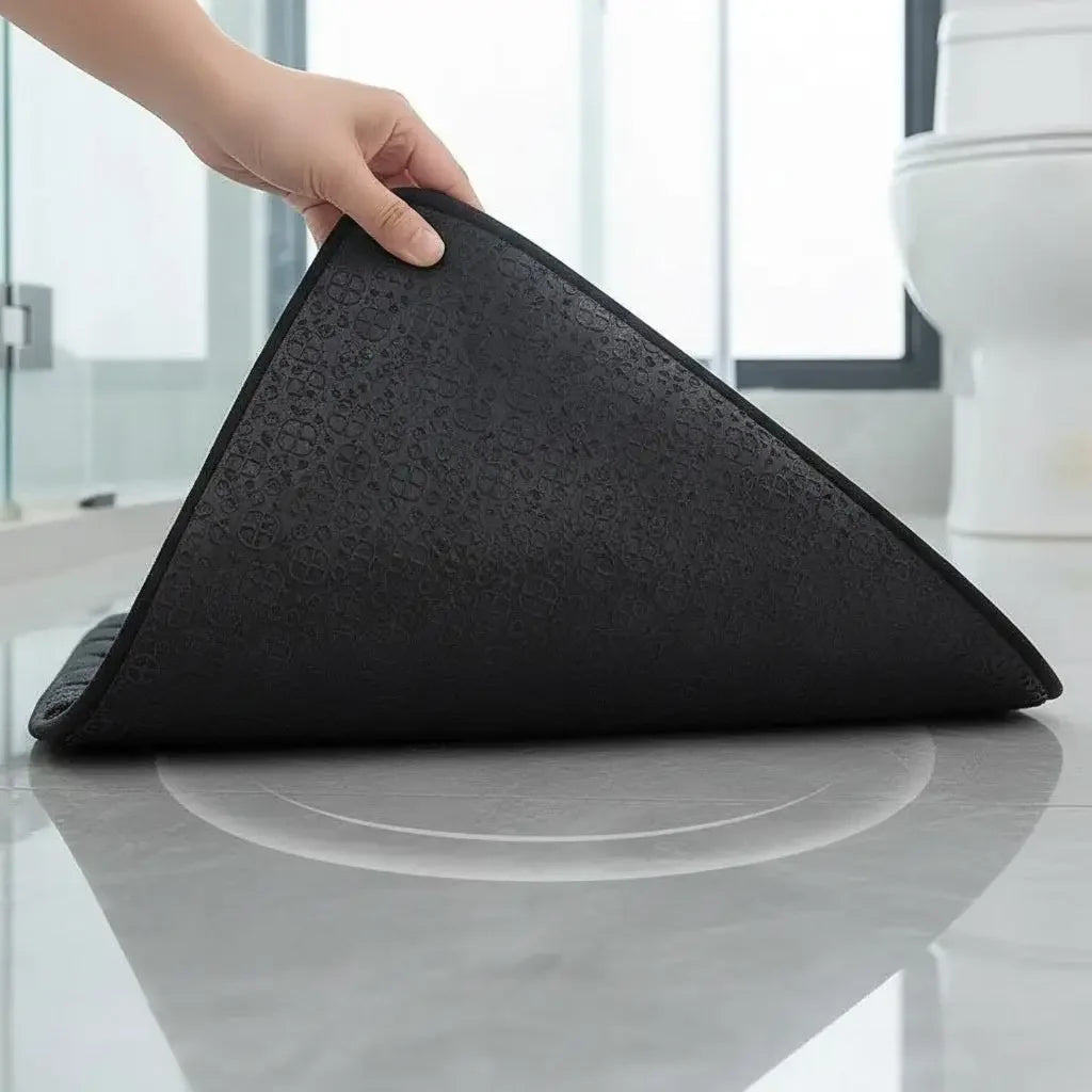 Kit 2 Tapetes para Banheiro Antiderrapante e Ultra Absorvente 3D