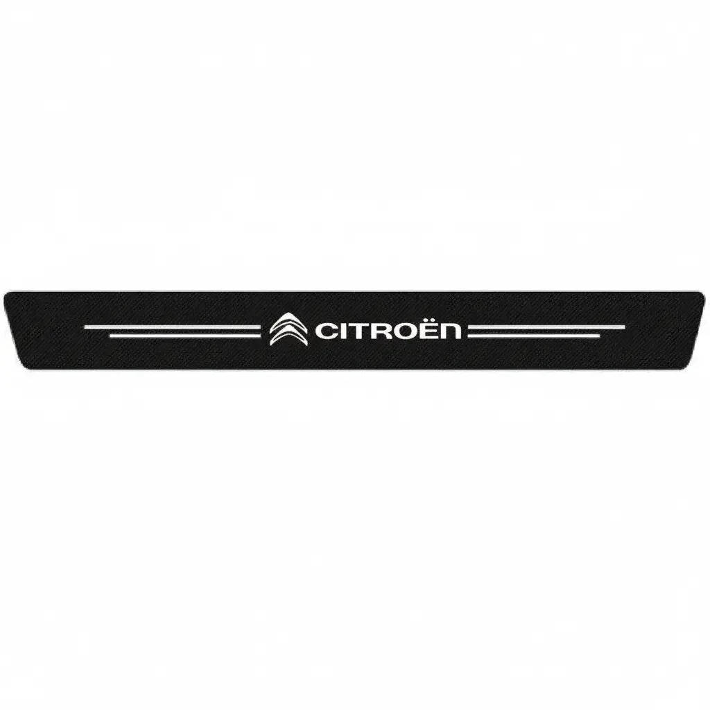 Car Door Sill Carbon Sticker Kit