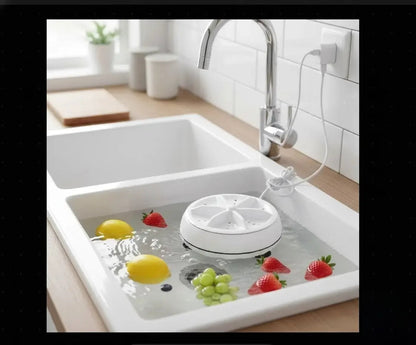 Mini Máquina de Lavar Portátil Ultrassônica