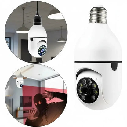 360-Degree Wi-Fi Full HD 1080p Security Camera with Recorder Microphone
