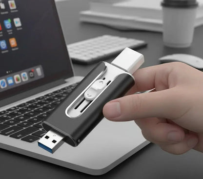 Pen Drive para Celular 4 em 1 - Multioperacional