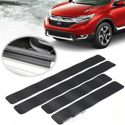 Car Door Sill Carbon Sticker Kit