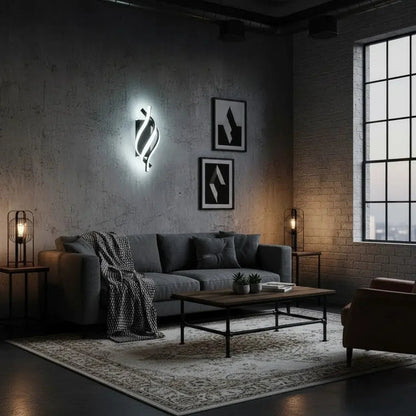 Arandela de Parede LED Espiral Moderna