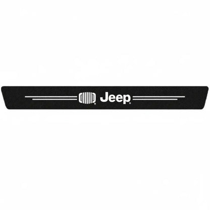 Car Door Sill Carbon Sticker Kit