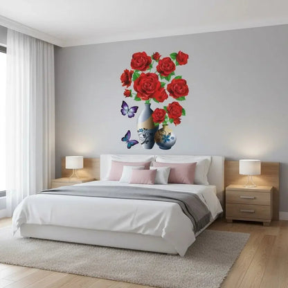 Adesivo de Flores 3D
