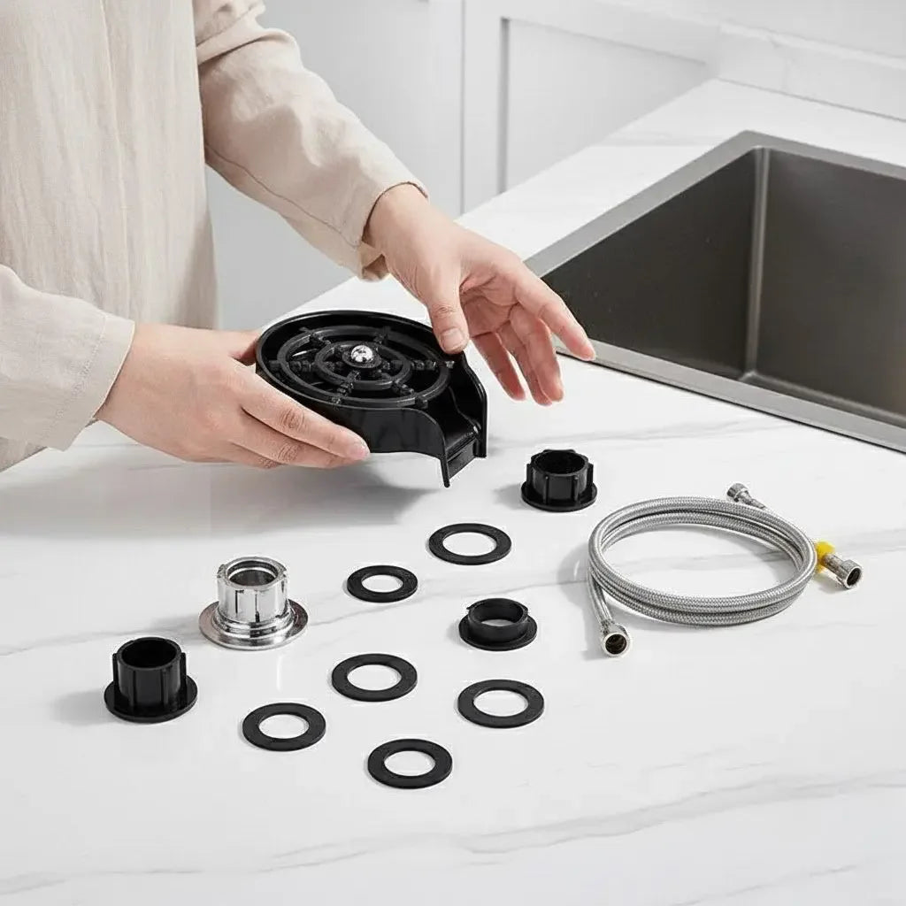 High-Pressure Glass Rinser for Kitchen Sink