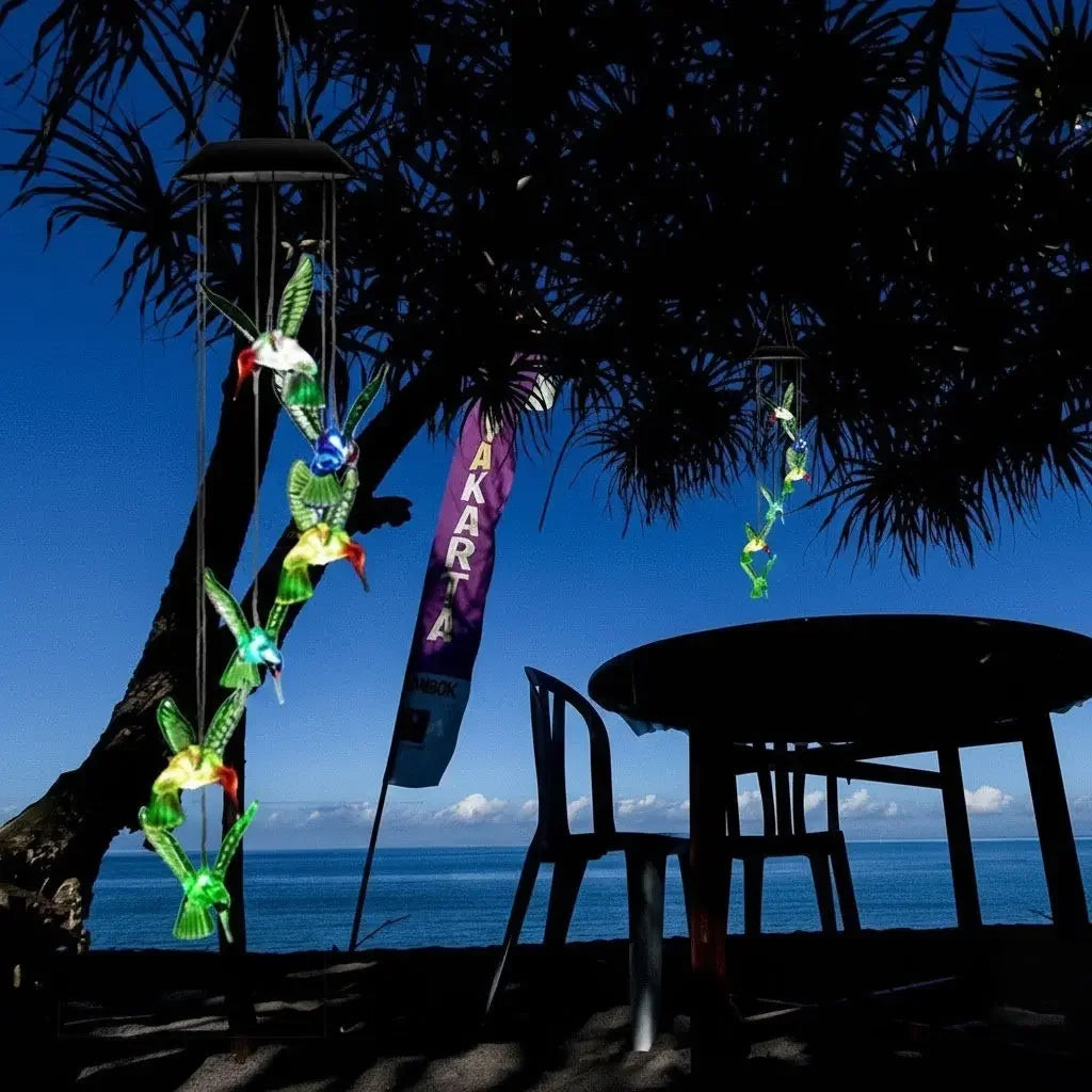 Luminária de Beija-Flor de Luz Solar Eco Bird