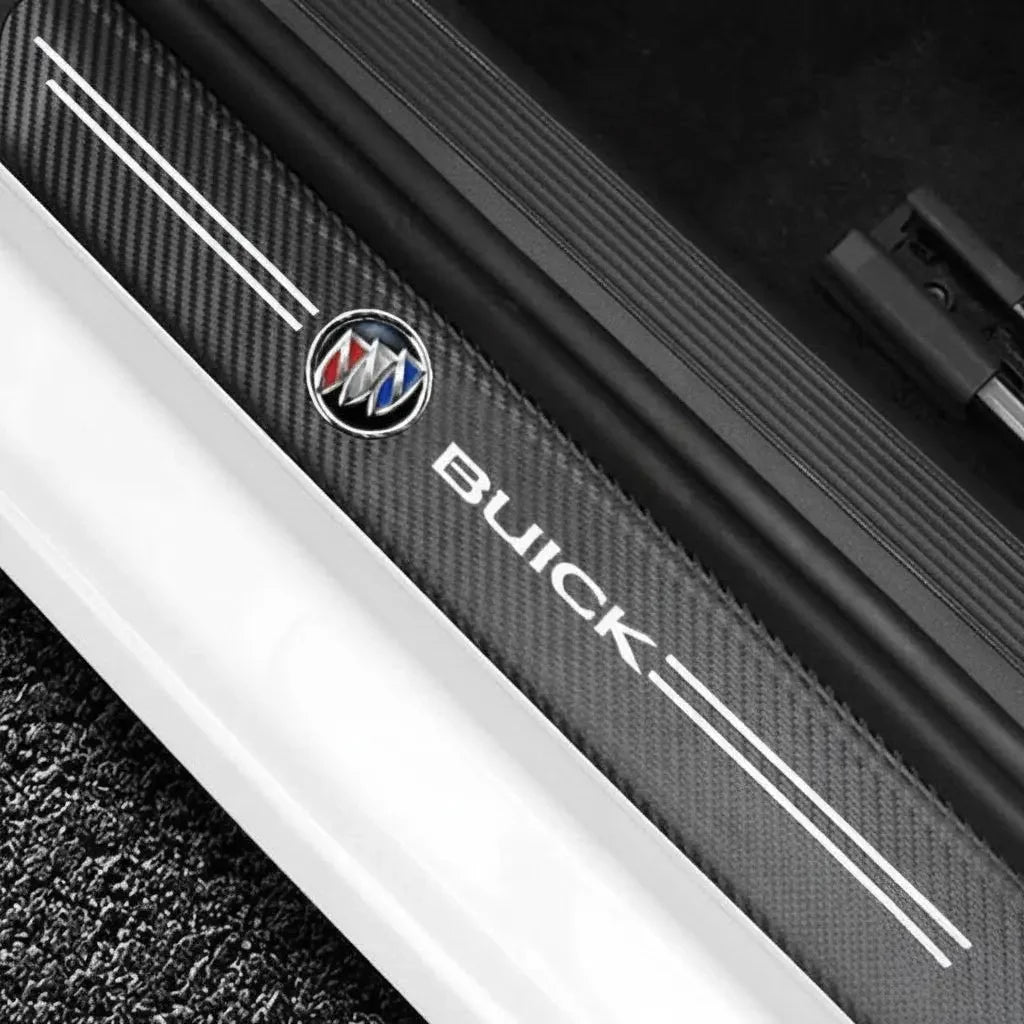 Car Door Sill Carbon Sticker Kit