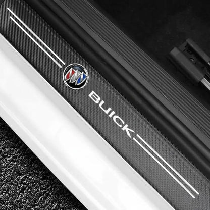 Car Door Sill Carbon Sticker Kit