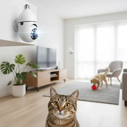 360-Degree Wi-Fi Full HD 1080p Security Camera with Recorder Microphone