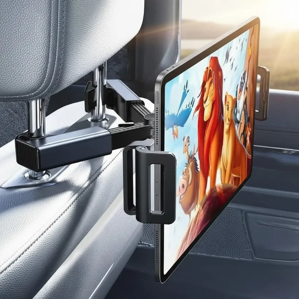 Tablet and Cell Phone Holder for the Backseat