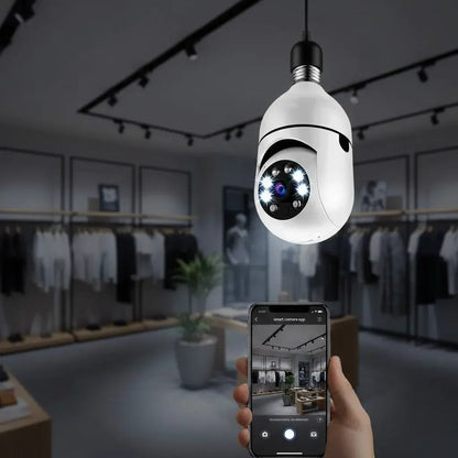 360-Degree Wi-Fi Full HD 1080p Security Camera with Recorder Microphone