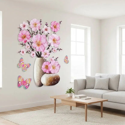 Adesivo de Flores 3D