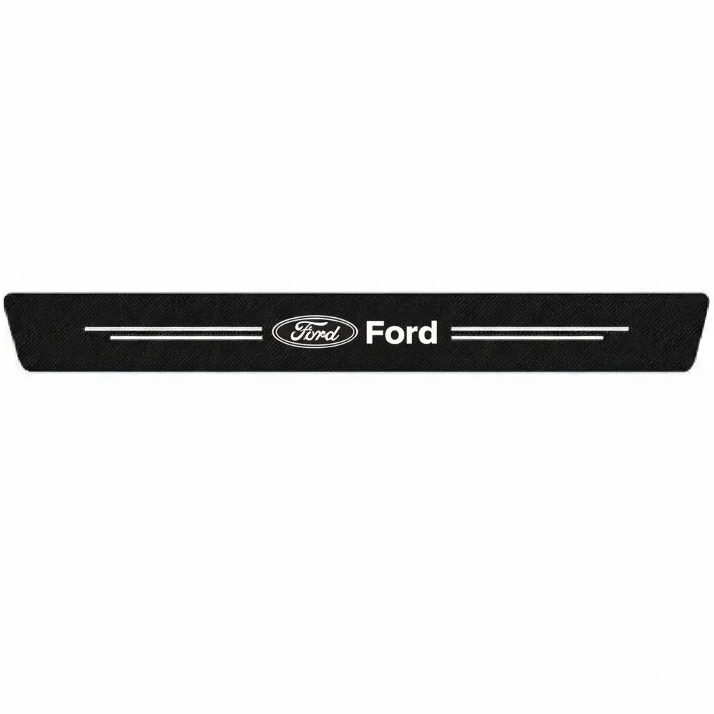 Car Door Sill Carbon Sticker Kit