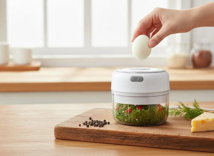 Moedor Elétrico de Alho e Temperos Grinder Garlic