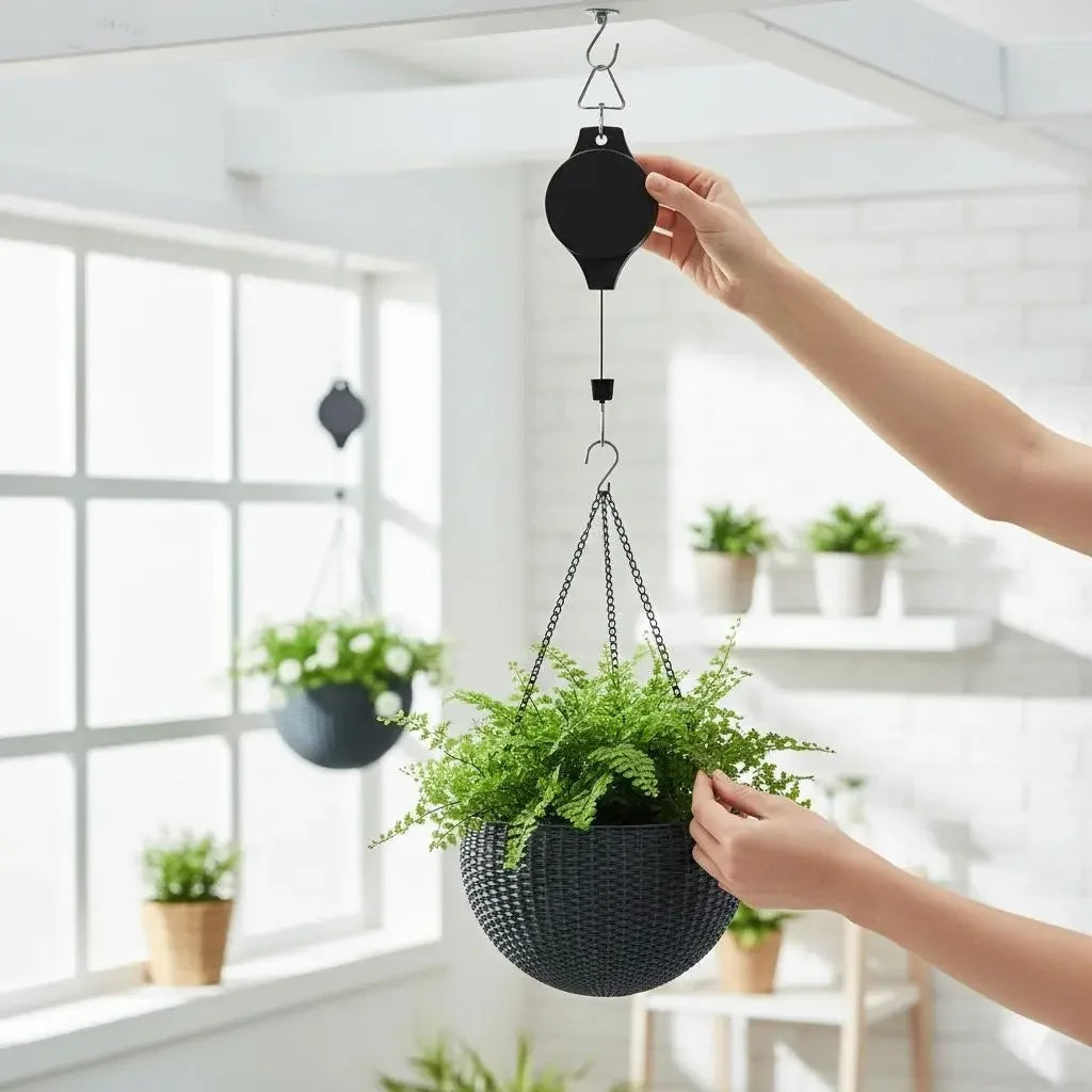Polia Retrátil para Plantas