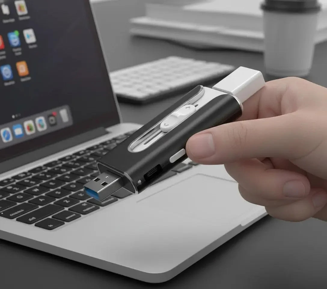 Pen Drive para Celular 4 em 1 - Multioperacional