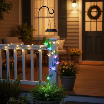 Luminária de Beija-Flor de Luz Solar Eco Bird