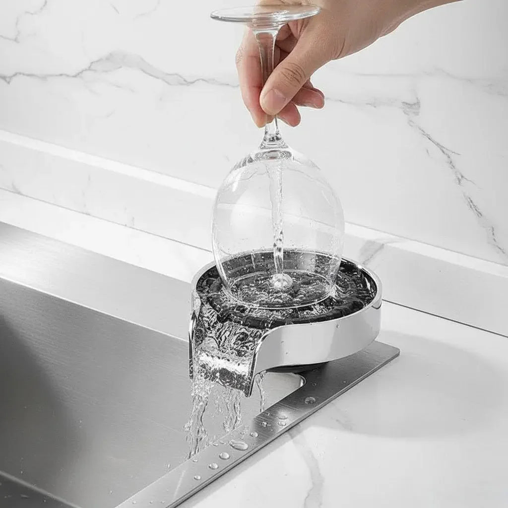 High-Pressure Glass Rinser for Kitchen Sink