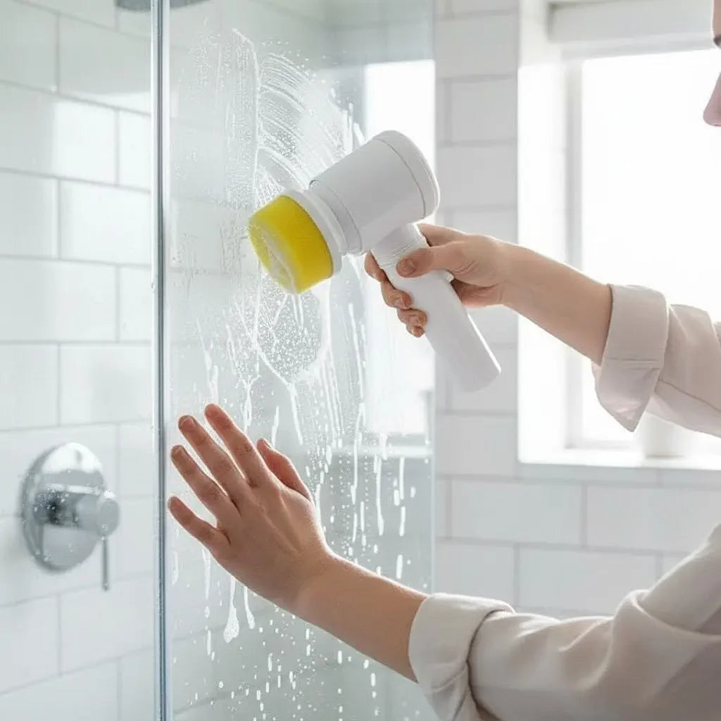 Electric 5-in-1 Cleaning Brush + Free Stand