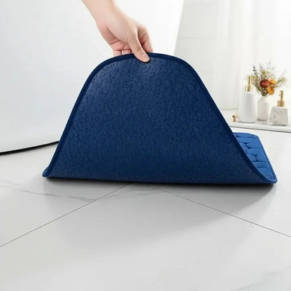 Kit 2 Tapetes para Banheiro Antiderrapante e Ultra Absorvente 3D