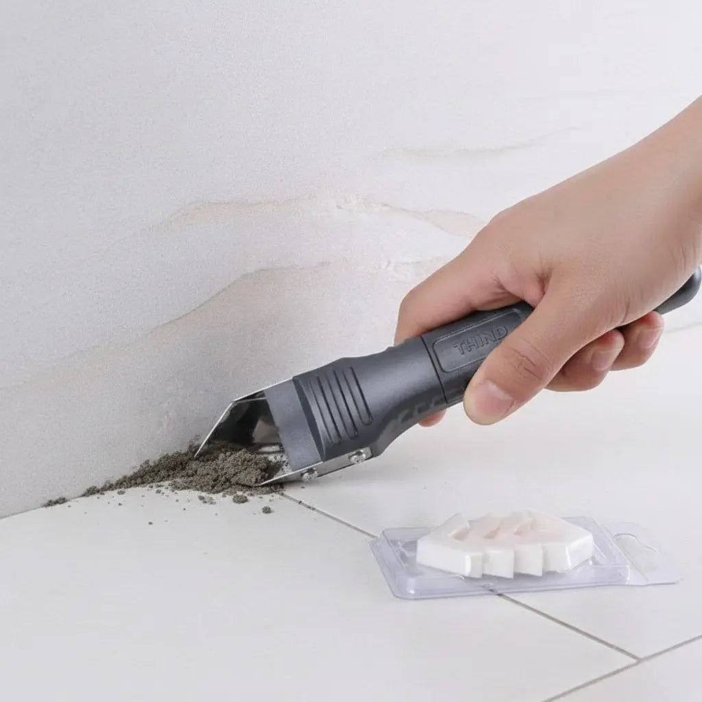 Raspador de Silicone, Selante e Rejunte Multifuncional 3 em 1 Thind