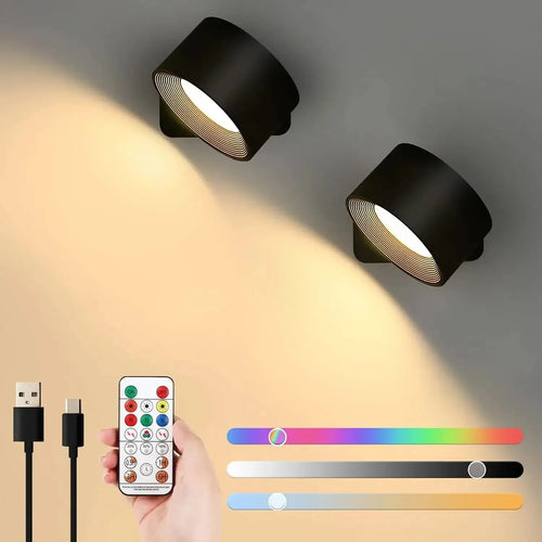 Luminária de Parede LED Moderna Sem Fio