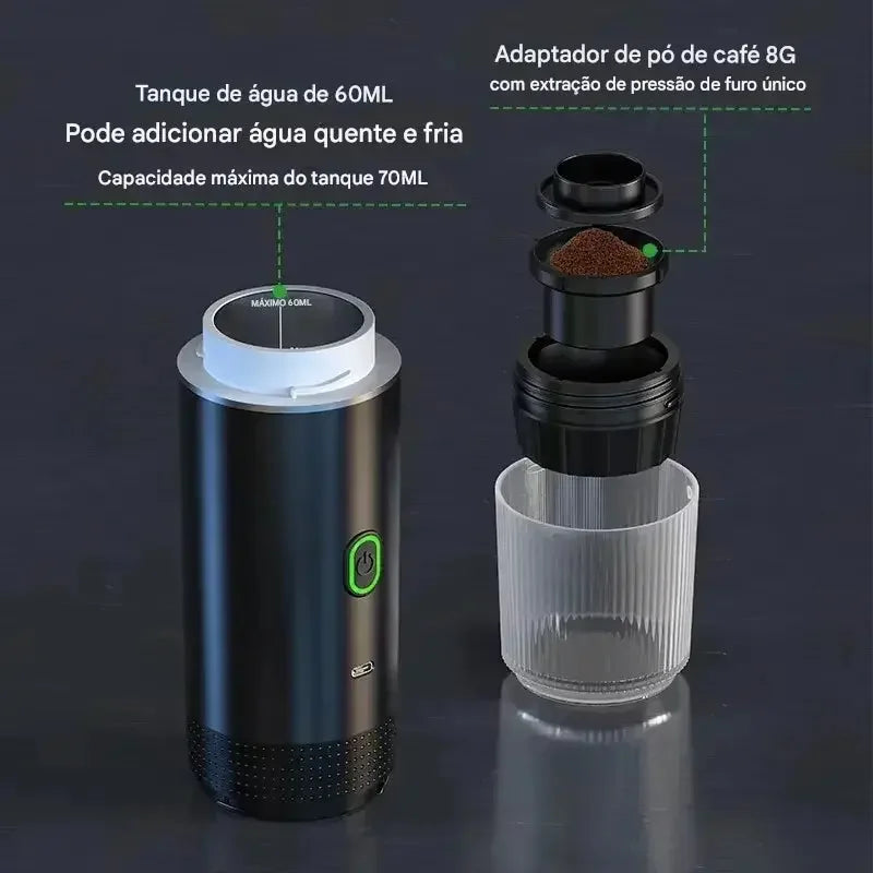 3-in-1 Portable Electric Coffee Maker
