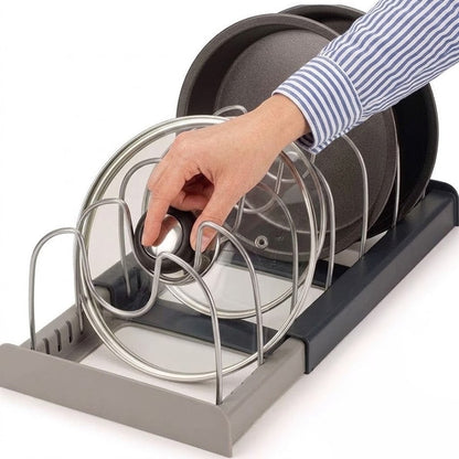Adjustable Pan and Lid Organiser