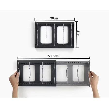 Adjustable Pan and Lid Organiser