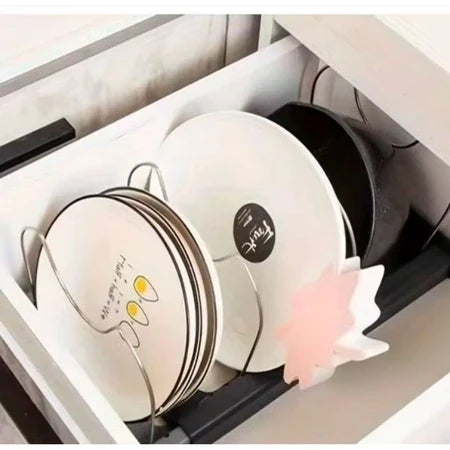 Adjustable Pan and Lid Organiser