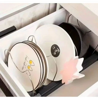 Adjustable Pan and Lid Organiser