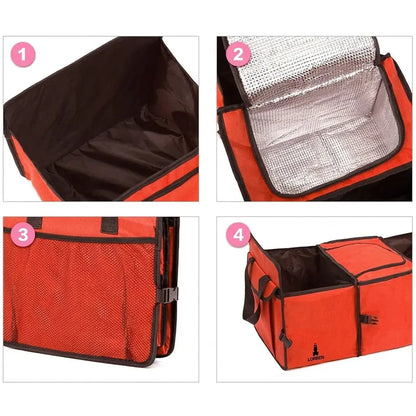 Organizador de Porta-Malas com Compartimento Térmico