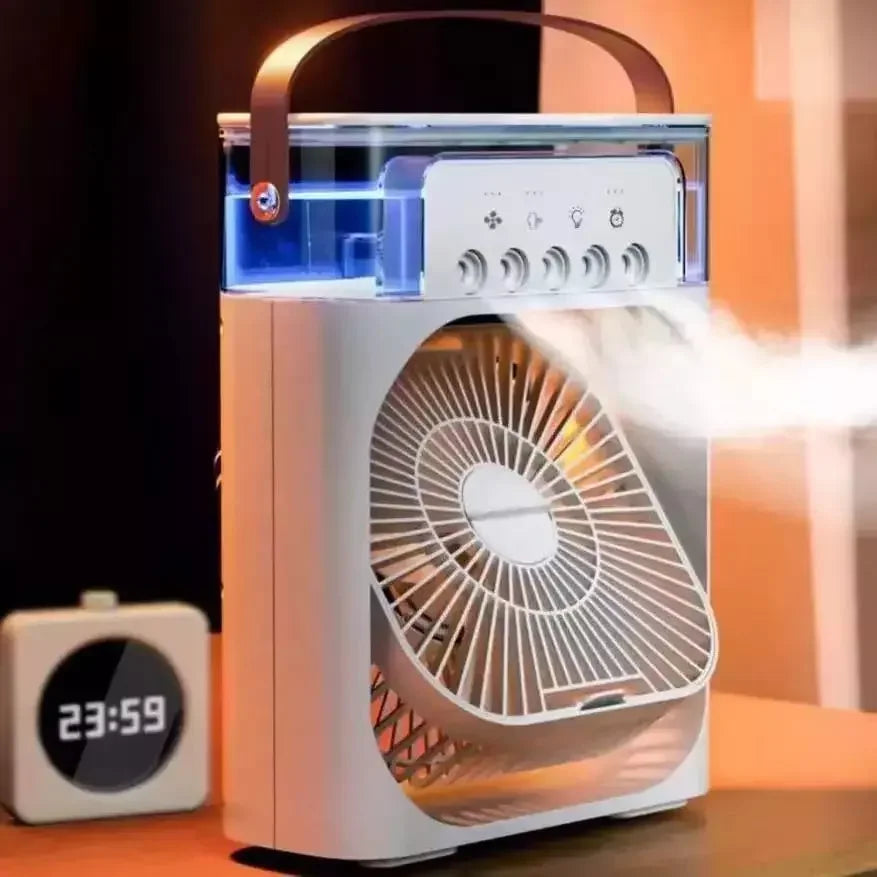 Mini Ventilador Umidificador Portátil